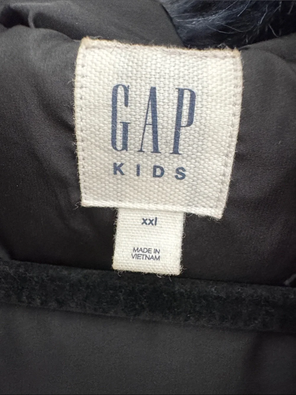 GAP Faux Fur Vest with Plush Collar